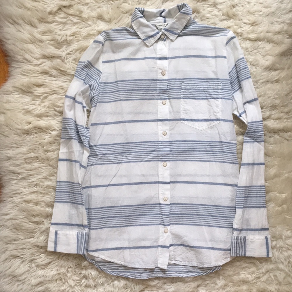 Striped Button Down Shirt